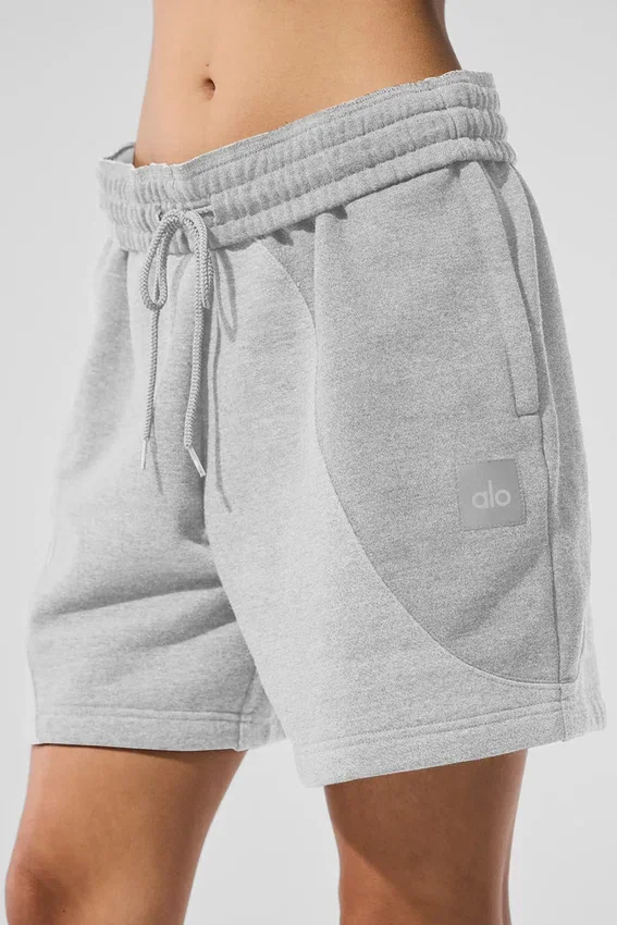 Pantalones cortos «Make Waves» de 7" – Gris jaspeado deportivo tonal