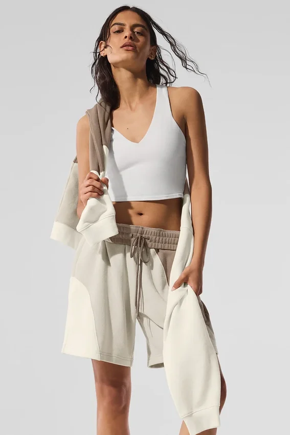 Pantalones cortos «Make Waves» de 7" - Marfil/Hueso/Grava