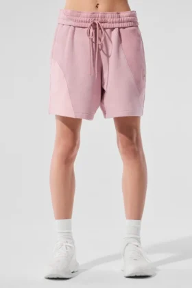 Pantalones cortos «Make Waves» de 7" - Rosa atardecer tonal
