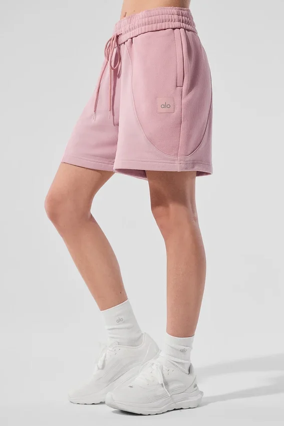 Pantalones cortos «Make Waves» de 7" - Rosa atardecer tonal