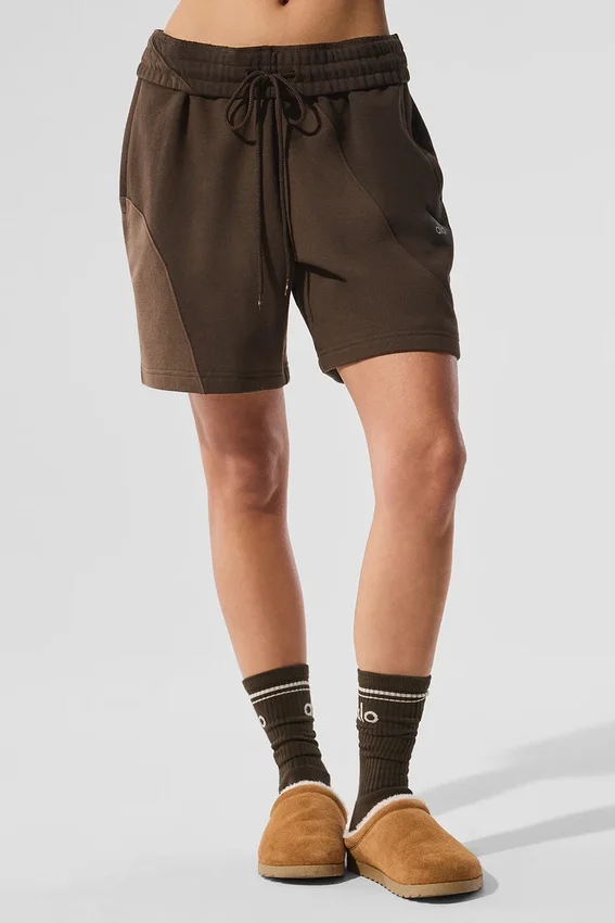 Pantalones cortos «Make Waves» de 7" - Tonalidad espresso