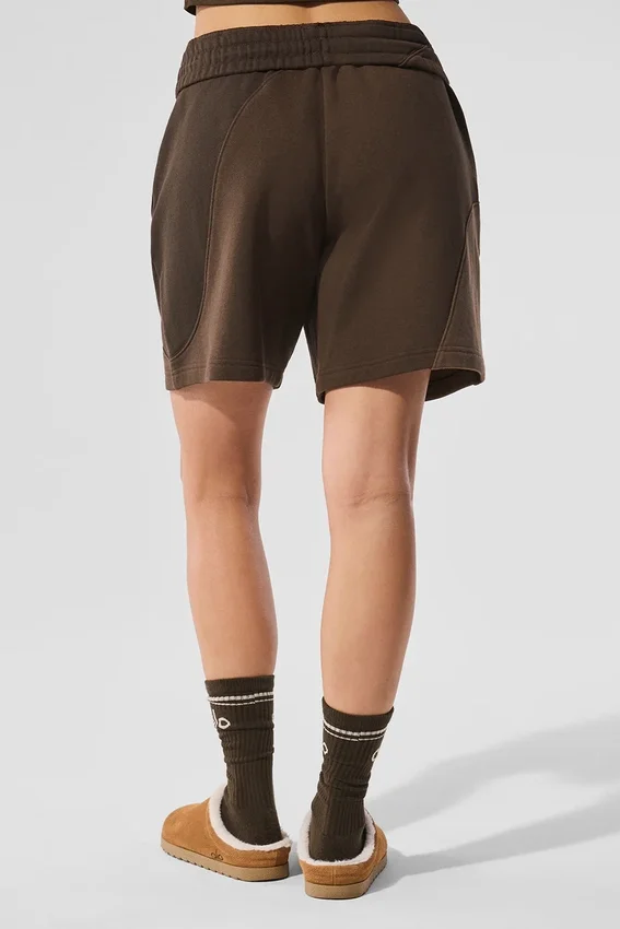 Pantalones cortos «Make Waves» de 7" - Tonalidad espresso