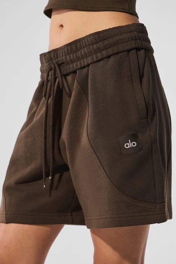Pantalones cortos «Make Waves» de 7" - Tonalidad espresso