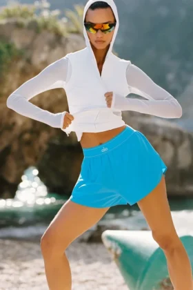 Pantalones cortos Match Point - Azul celeste
