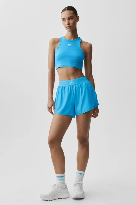 Pantalones cortos Match Point - Azul celeste