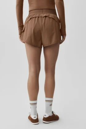 Pantalones cortos Match Point – Marrón bronceado