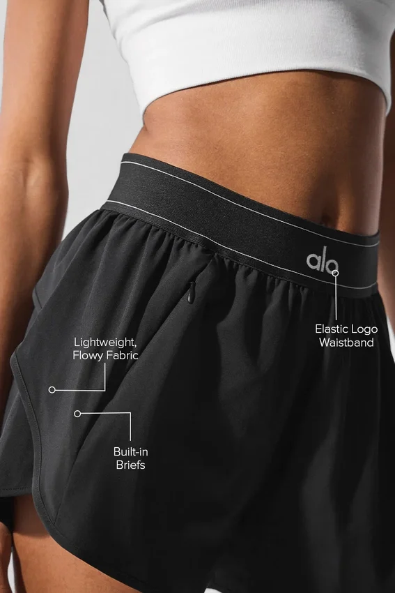 Pantalones cortos Match Point - Negro