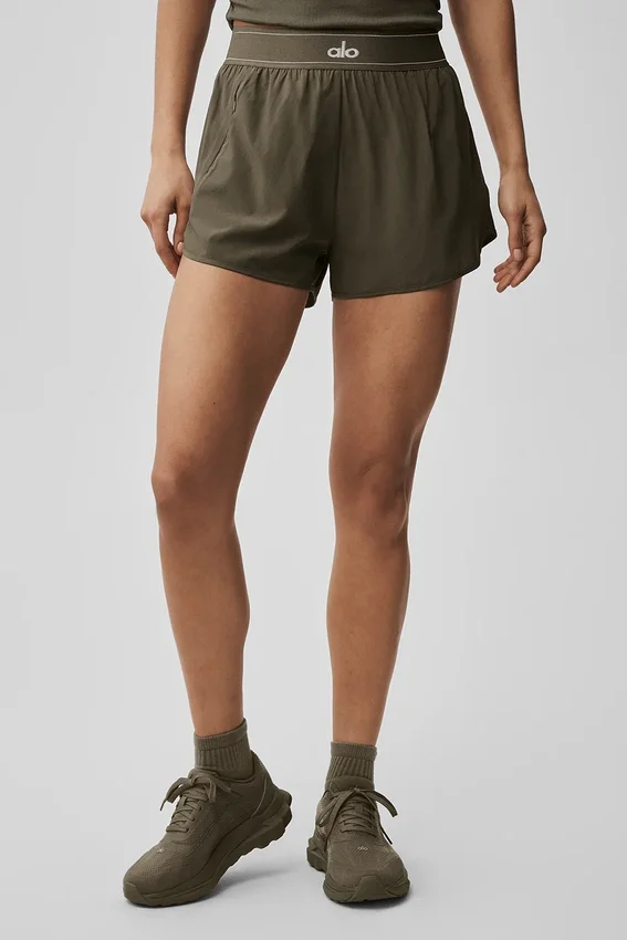 Pantalones cortos Match Point - Olive Tree