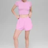 Pantalones cortos Match Point - Rosa corazón de caramelo