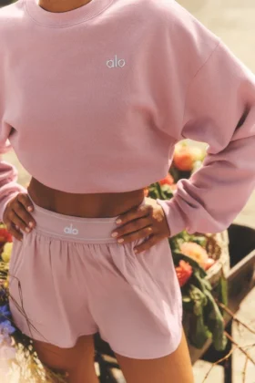 Pantalones cortos Match Point - Rosa vintage