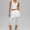 Pantalones cortos Mesh Front Runner 2 en 1 – Blanco