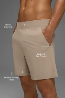 Pantalones cortos Repetition de 7″ – Gravel