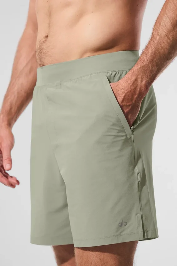 Pantalones cortos Repetition de 7" - Limestone