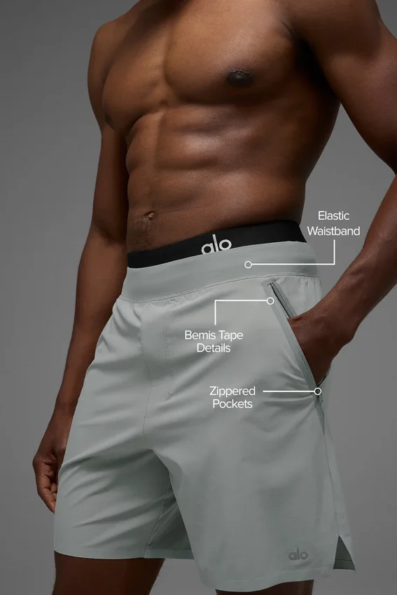 Pantalones cortos Repetition Pro de 7" - Gris lunar