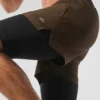 Pantalones cortos Revival 2 en 1 de 5" - Espresso/Negro