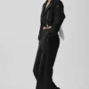 Pantalones Cosmopolitan con botones a media altura - Negro
