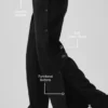 Pantalones Cosmopolitan con botones a media altura - Negro