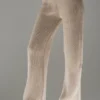 Pantalones de cachemira de corte ancho «Winter Magic» — Flax Heather