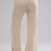Pantalones de cachemira de pierna ancha «Winter Magic» — Birch Heather