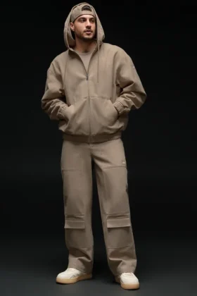 Pantalones de carpintero de lona de algodón - Gravel
