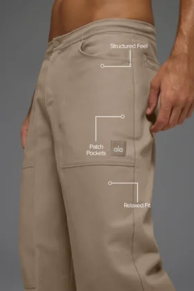 Pantalones de carpintero de lona de algodón – Gravel