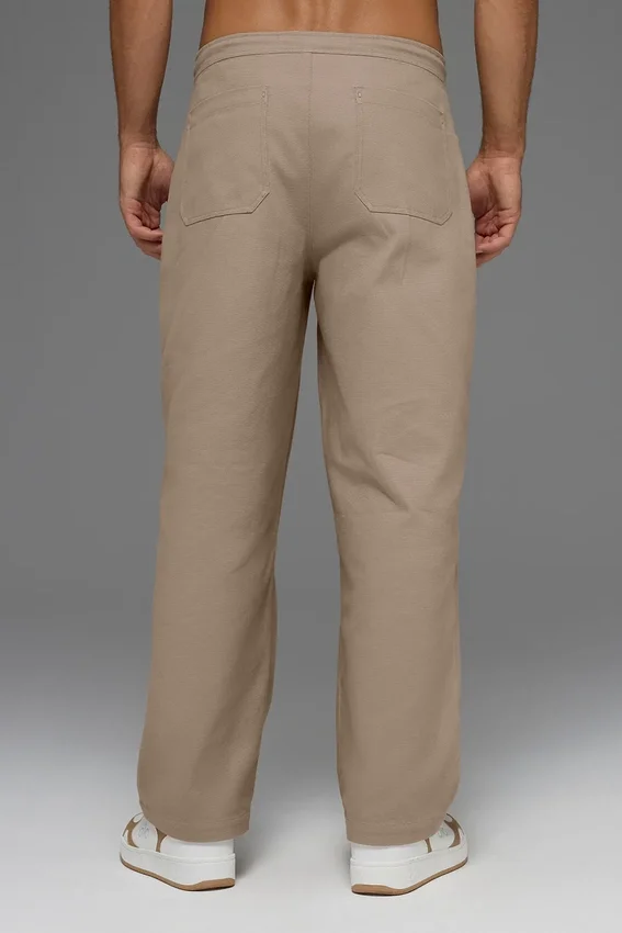 Pantalones de carpintero de lona de algodón - Gravel