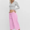 Pantalones de chándal Accolade Cutoff - Rosa Candy Heart