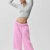 Pantalones de chándal Accolade Cutoff - Rosa Candy Heart