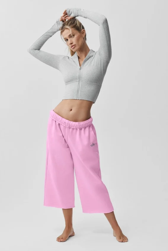 Pantalones de chándal Accolade Cutoff - Rosa Candy Heart