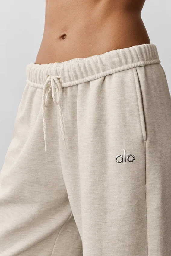 Pantalones de chándal Accolade de corte recto - Avena jaspeada