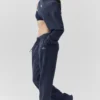 Pantalones de chándal Accolade de corte recto - Azul marino