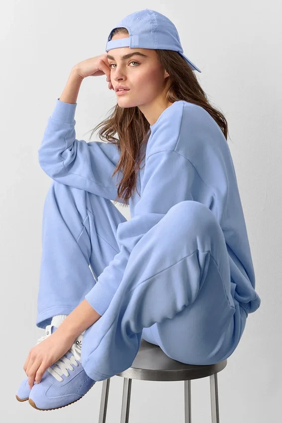 Pantalones de chándal Accolade de corte recto - Azul Provenza claro