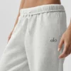 Pantalones de chándal Accolade de corte recto - Blanco jaspeado