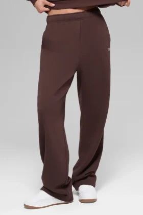 Pantalones de chándal Accolade de corte recto - Brownstone