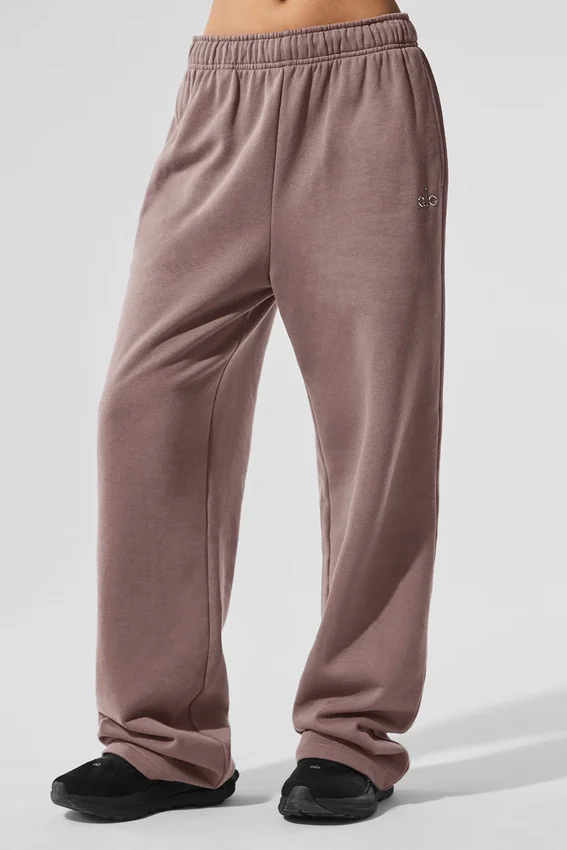 Pantalones de chándal Accolade de corte recto - Color seta