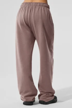 Pantalones de chándal Accolade de corte recto – Color seta