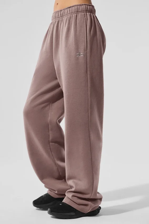 Pantalones de chándal Accolade de corte recto - Color seta