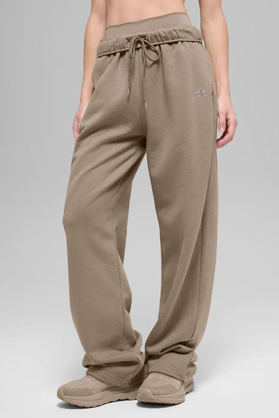 Pantalones de chándal Accolade de corte recto - Grava