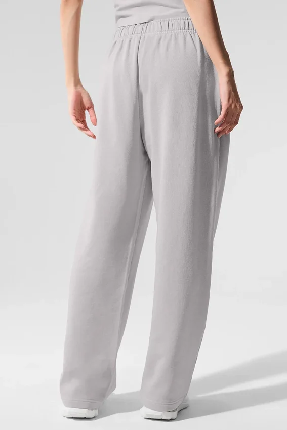 Pantalones de chándal Accolade de corte recto lavados - Gris cielo lavado