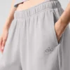Pantalones de chándal Accolade de corte recto lavados - Gris cielo lavado