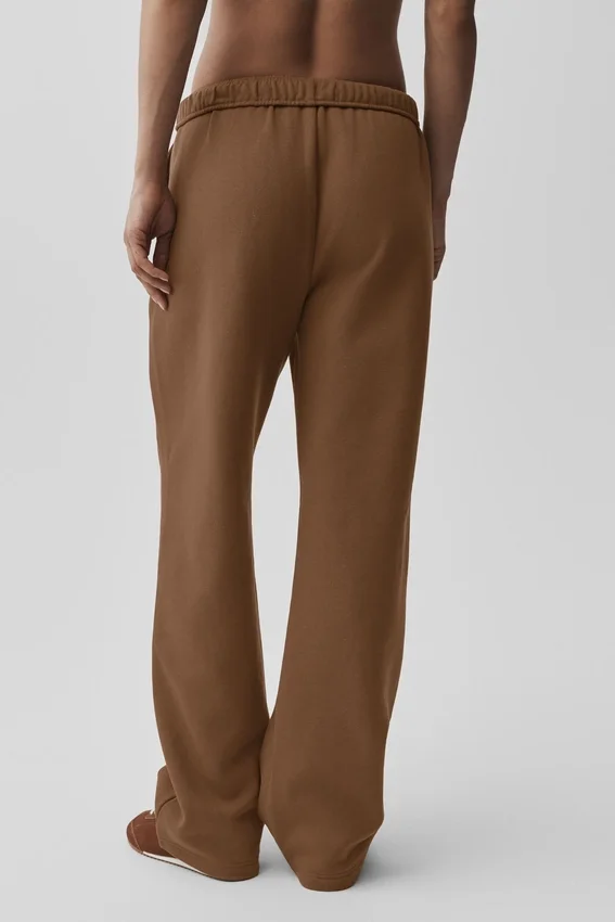 Pantalones de chándal Accolade de corte recto - Marrón «Sun Kissed»