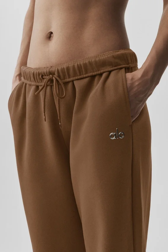 Pantalones de chándal Accolade de corte recto - Marrón «Sun Kissed»