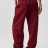 Pantalones de chándal Accolade de corte recto - Rojo «Summer Romance»