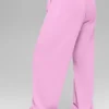 Pantalones de chándal Accolade de corte recto - Rosa corazón de caramelo