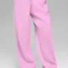 Pantalones de chándal Accolade de corte recto - Rosa corazón de caramelo