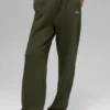 Pantalones de chándal Accolade de corte recto - Verde oliva