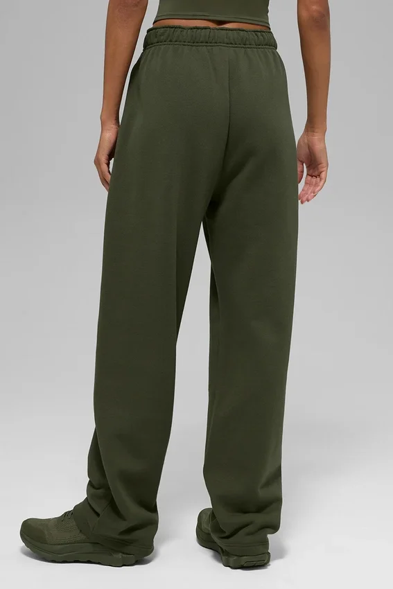 Pantalones de chándal Accolade de corte recto - Verde oliva