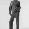 Pantalones de chándal de lana y cachemira New Class - Gris platino