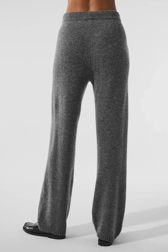Pantalones de chándal de lana y cachemira New Class - Gris platino