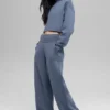 Pantalones de chándal de pierna ancha Serenity - Bluestone